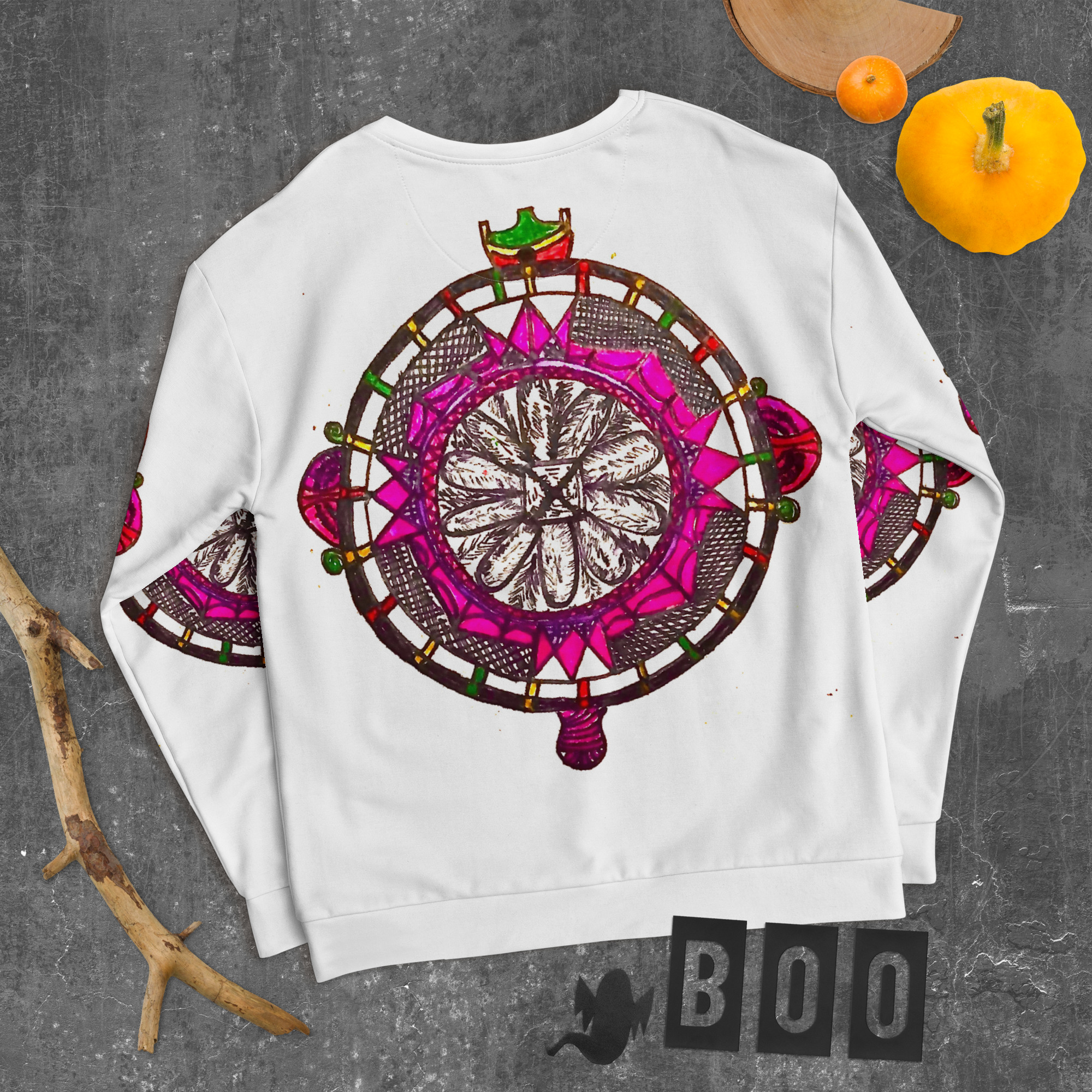 Cosmic plate Unisex Sweatshirt - Image 3