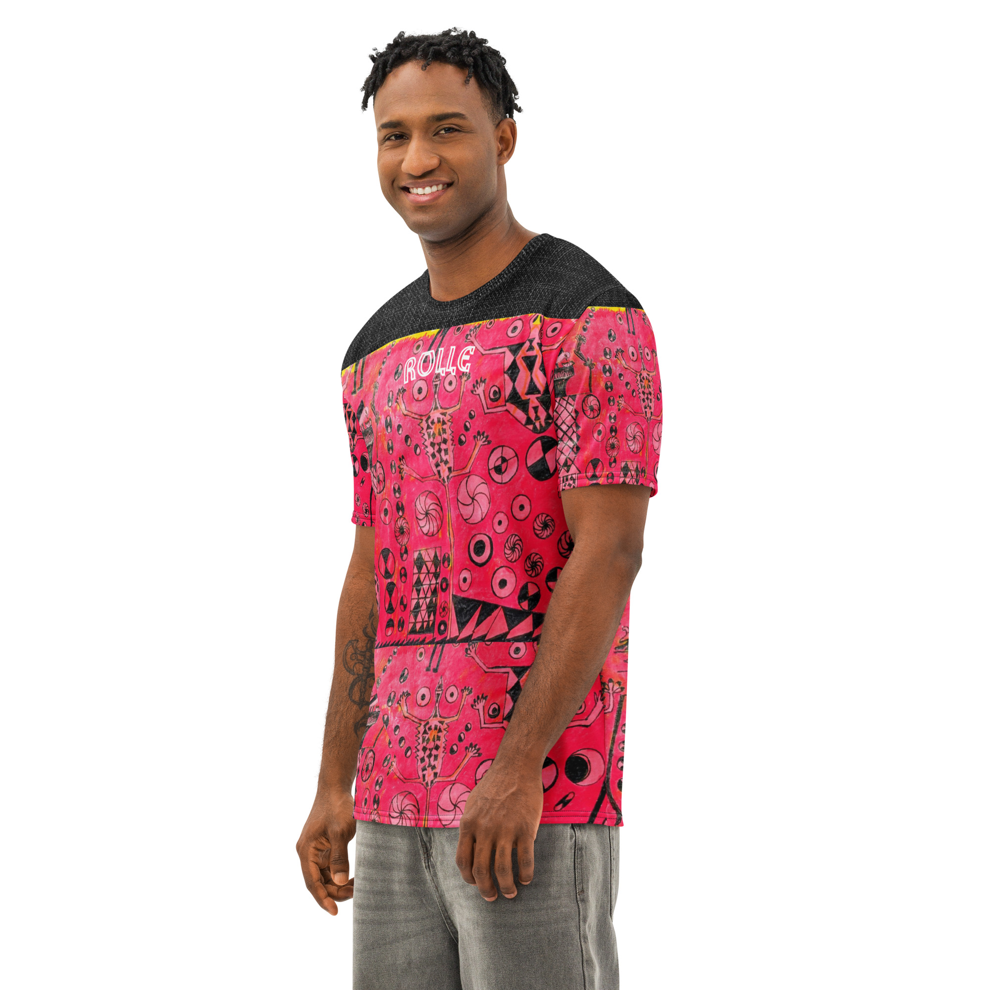 Springtime Men’s cotton crew neck t-shirt - Image 2