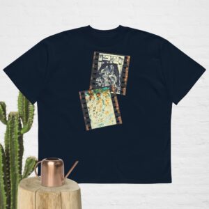 Mother nature father nature Unisex organic oversized high neck t-shirt